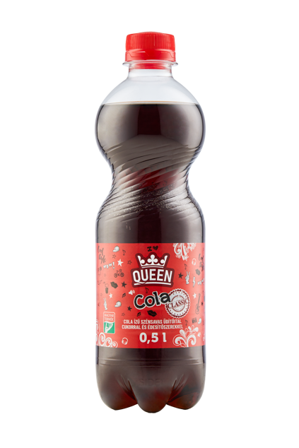 Queen Cola - Cola ízű szénsavas üdítőital 0,5 l